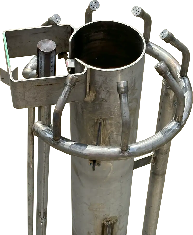 Steam assisted flare